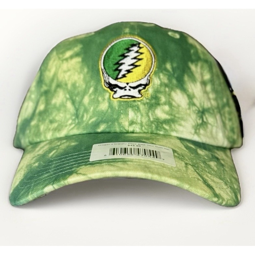 Class Trip X Oregon Ducks‎ X Grateful Dead Tie Dye Hat Cap Steal Your Duck Green
